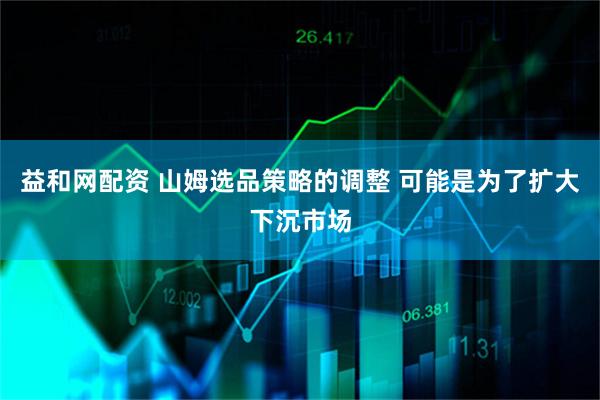 益和网配资 山姆选品策略的调整 可能是为了扩大下沉市场