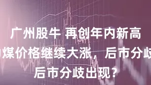 广州股牛 再创年内新高!动力煤价格继续大涨,后市分歧出现?